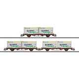 Marklin 47724 Type Lgjns Container Transport Car Set