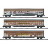 Marklin 48063 Transwaggon Sliding Wall Boxcar Set