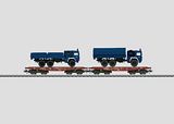 Marklin 48718 THW Flat Car Set