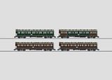 Marklin 58026 Prussian Passenger Car Set PreUssische Abteilwagen Set