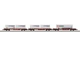 Marklin 82288 Deep Well Flat Car Set