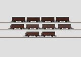 Marklin 82559 Car Display with 10 Different Type Gl 11 Freight Cars