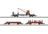 Marklin 82572 Power Shovel Transport Freight Car Set