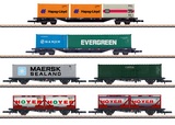 Marklin 82665 Container Transport Car Set DB AG EP V