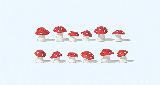 Preiser 45241 Toadstools