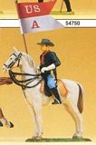 Preiser 54754 Soldier on horseback with flag