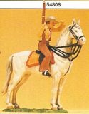 Preiser 54820 Cowboy on white horse