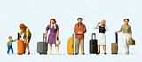Preiser 10641 Travelers with wheeled suitcases