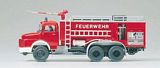 Preiser 31163 Airfield fire tender FTLF8000 Mercedes-Benz LAK 2624