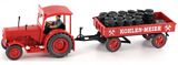 Preiser 38041 Coal tender Meier Tractor Hanomag R 55 with driver