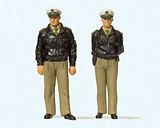 Preiser 44900 policemen standing Green uniform FRG