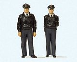 Preiser 44909 policemen standing Blue uniform FRG