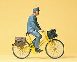 Preiser 45069 Postman on bicycle