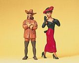 Preiser 45097 Western hero and lady