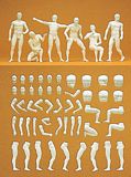 Preiser 45900 Adam Model Figures Unpainted