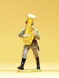 Preiser 56092 Soldier Musician Marching with Euphonium