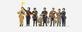 Preiser 72526 Tank crew UssR 1942 10 unpainted miniature figures Kit