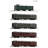 Roco 6200076 5 Piece Set Express Train K.W.St.E. DC