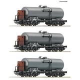 Roco 6600062 3 Piece Set: Tank Wagons DRG