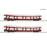 Roco 6600105 2 Piece Set Car Transport Wagons OBB