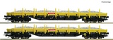 Roco 77026 2 piece set Stake wagons DB AG