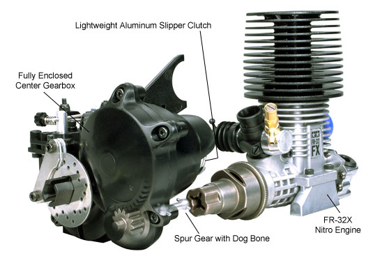 Tamiya nitro clearance engine
