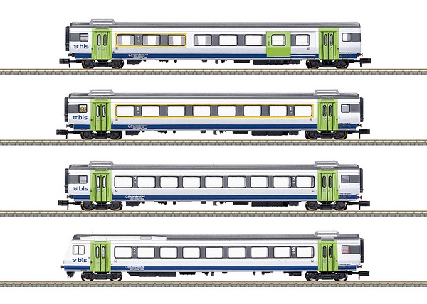 MiniTrix T18293 BLS Golden Pass Line Car Set