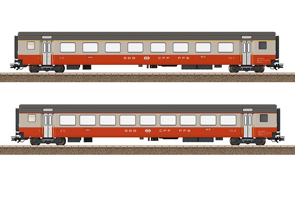 Trix T23691 Swiss Ex. Pass. Car Set E. IV