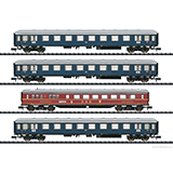 Minitrix 15132 DB MERKUR Express Train Passenger 4-Car Set Era III