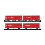 Minitrix 15544 Sliding Wall Boxcar Set