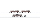 MiniTrix 15283 Lanz Transport Stake Car Set