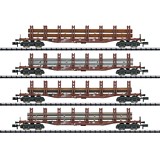 MiniTrix 15484 Steel Transport Freight Car Set