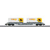 MiniTrix 15937 Flat Car with Containers