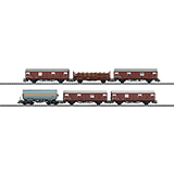 Trix 24244 DB freight cars 4 type Gltmmehs boxcars